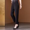 2026 Ice Silk Summer Pants: Lightweight, Versatile, Straight-Leg, Nine-Tenths Length for Middle-Aged and Elderly Women
