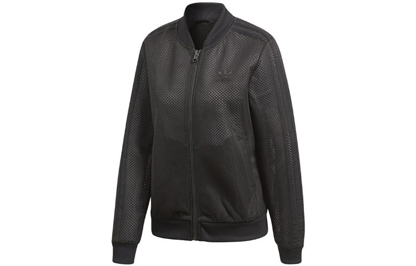 

Adidas Originals Jackets Women s Black Stand Collar Moderate Pilot CV5798 M