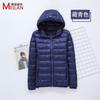 Down jacket women's new short light and thick warm and slim fashion jacket