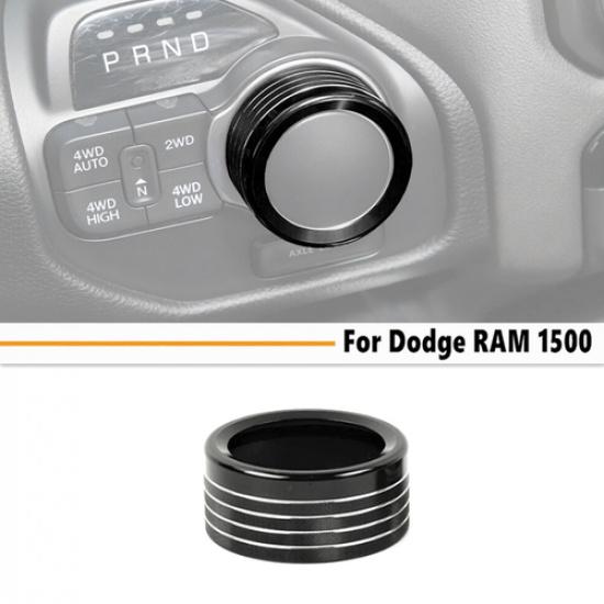 Для Dodge Ram 1500 19-2025 Черный Алюминиевый Декоративное Кольцо Отделки Ручки Переключения Передач