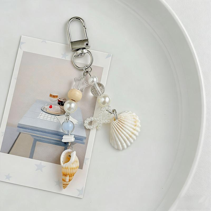 

Yogodlns Beach Shell Mini Backpack Hanging Handbag Pendant Bag Pendant Bags Accessories bow різнокольоровий