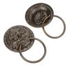 Bronze Door Pull Rings Retro Door Handles Cabinet handle Antique Door Knocker  Wooden Boxes