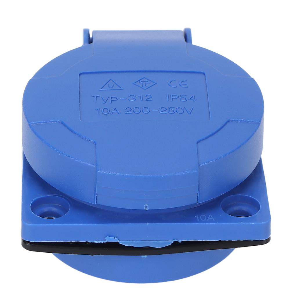 Concealed Industrial Socket Waterproof Concealed Industrial Plug for Agriculture Dock Caravan Camping