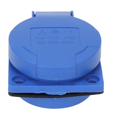 Concealed Industrial Socket Waterproof Concealed Industrial Plug for Agriculture Dock Caravan Camping
