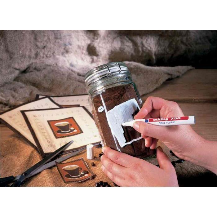 Marqueur peinture - EDDING - 751 - Indélébile - Pointe fine - Opaque