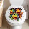Creative 3D Breaking Wall Dinosaur Toilet & Wall Sticker Self-Adhesive Removable for Kids Bedroom Living Room Home Decor