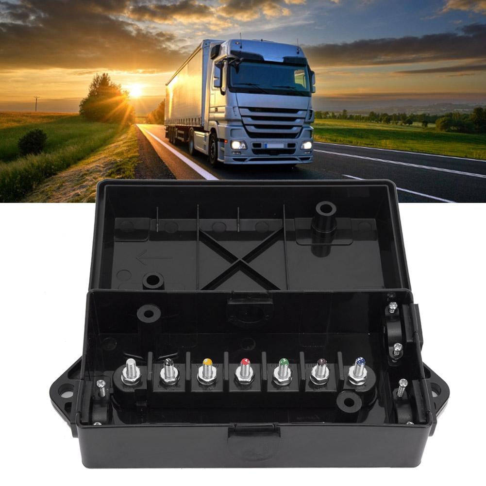 US 7-drożna skrzynka przyłączeniowa przewodów przyczepy wodoodporna skrzynka przyłączeniowa przewodów