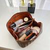 2026 Rhombus Retro Cosmetic Bag Large Capacity Cosmetic Storage Bag Multi-functional Travel Portable Toilet Bag