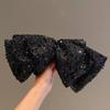 Cute Style Sequins Bowknot Shape Hair Claw Summer Hair Accessories for Women High Ponytail Party Anti-Slip Hairpins