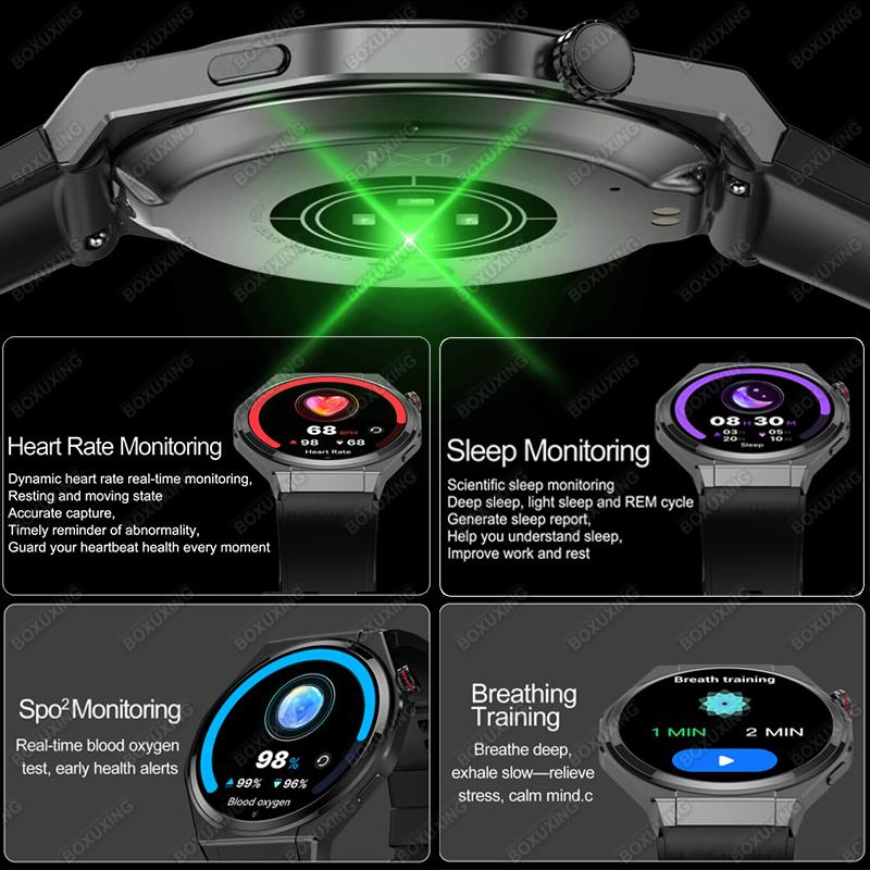New Ultra Thin Smart Watch Men HD  150+Sports NFC GPS Track IP68 Waterproof Health Monitor Bluetooth Call Smartwatch Woman