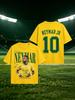 2026 Neymar Brasilien Nr. 10 Fußball T-Shirt Unisex Unisex Sommer 100% Baumwolle Y2k Kleidung Oversize Kurzarm Top Streetwear Unisex