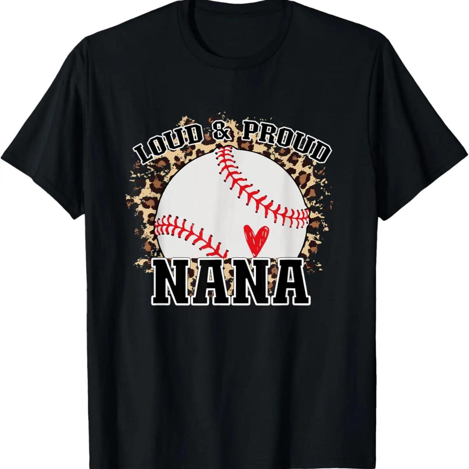 

Womens Baseball Grandma aunt Mama Matching Baseball nana T-Shirt XXXXXL