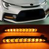 For Toyota Corolla SE XSE US Type     Car LED Daytime Running Light with Yellow Turn Signal Fog Lamp