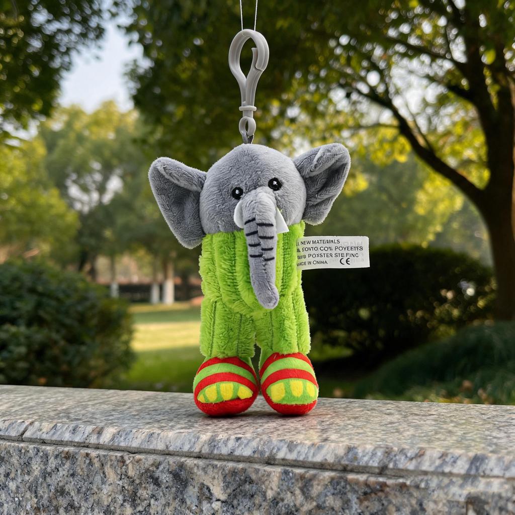 Cactus Elephant Pendant Shan Hai Jing Doll Brainrot Animals Toy Plush Doll
