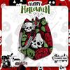 Gothic Halloween Rosen Totenkopf Eimer Tasche - Große Kapazität Party Tragetasche