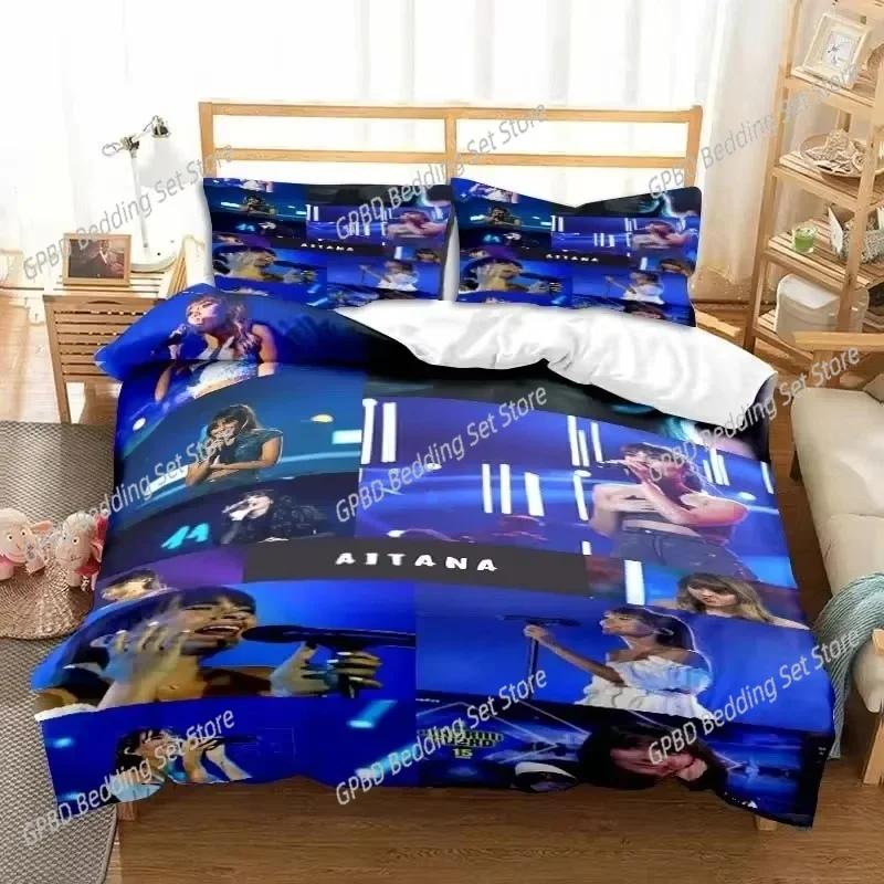 Spanish Singer Aitana Ocana Bedding Set Duvet Cover Bed Set Quilt Cover Pillowcase Comforter King Queen Size Boys Adult