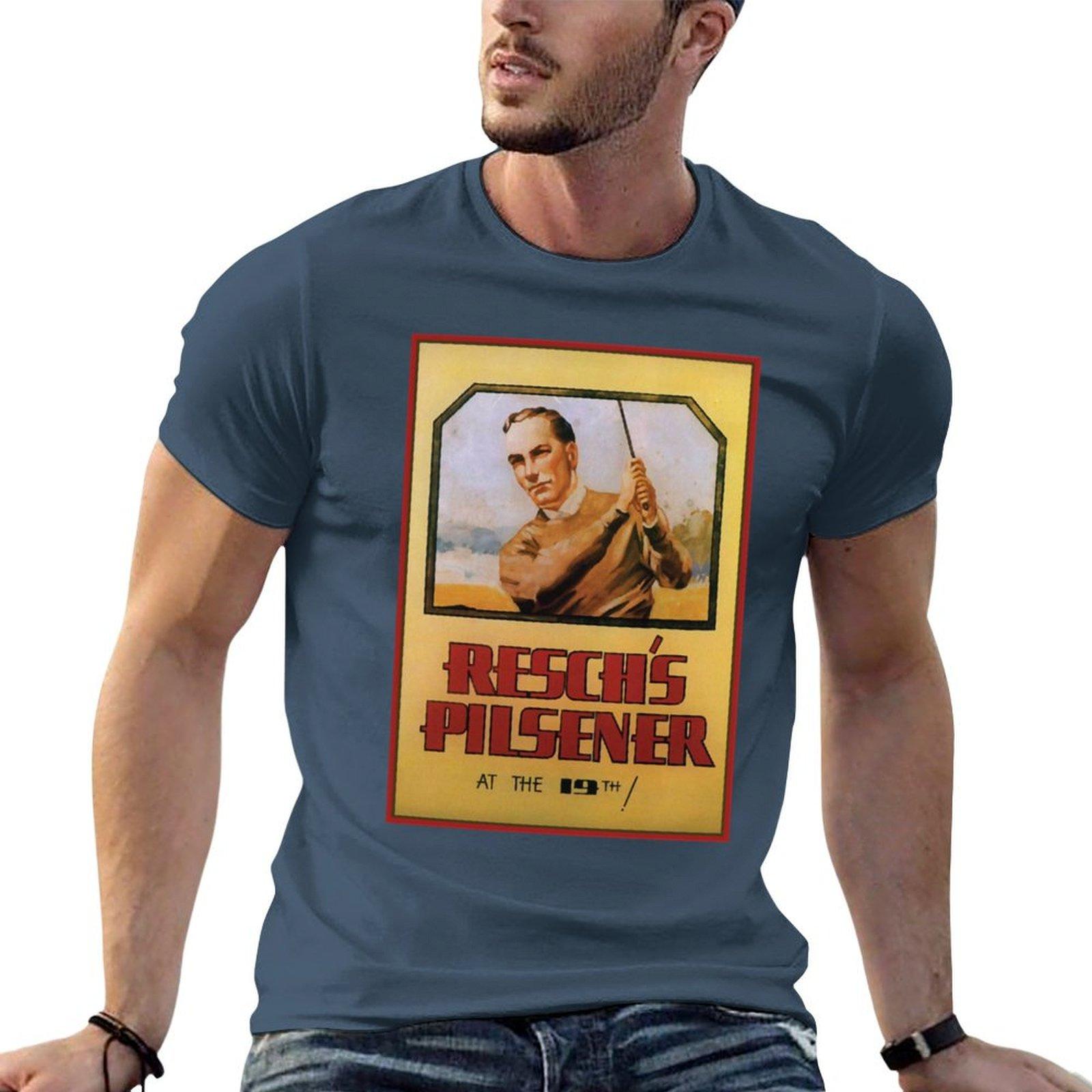 Retro Reschs Pilsener Tshirt Unisex Graphic T Shirt Unisex T Shirts High Quality Luxury Brand Unisex T Shirt Designer Tshirt S