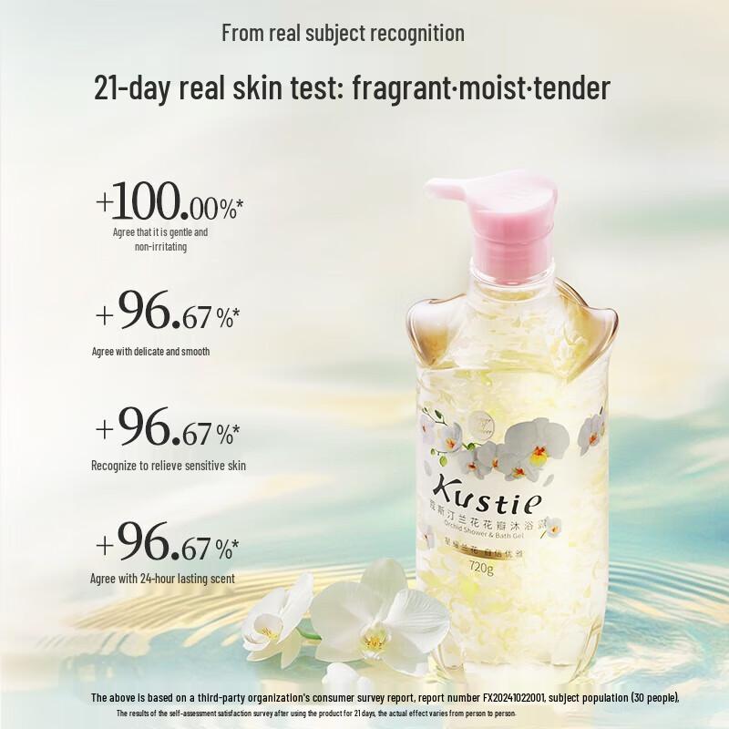 Kustie Orchid Petal Shower Gel 720g