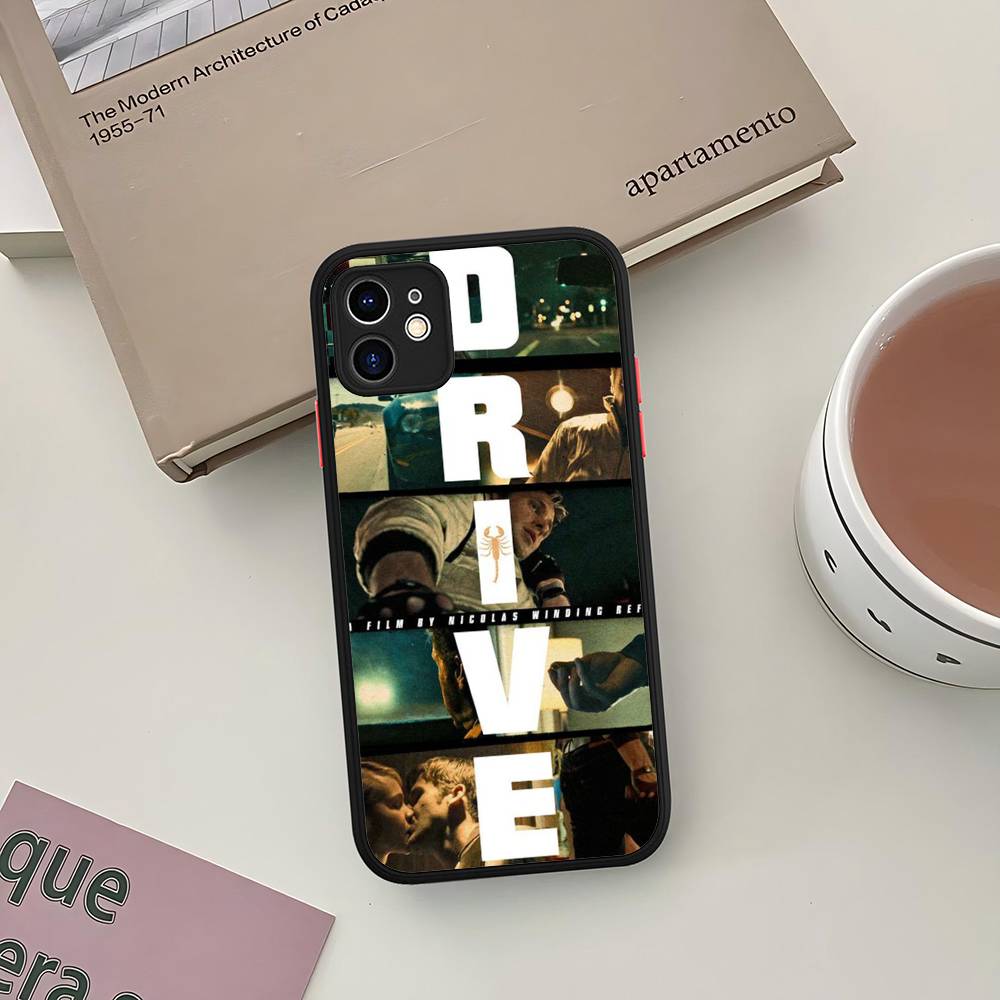 Drive Ryan Gosling Movie For Silicone Matte Phone Case For IPhone 16 Pro Max 15 14 13 12 11 X XS MAX
