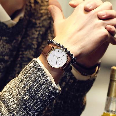 Women's Belt Watch Fashion Simple Retro Small Fresh Belt Pair Watch Couple Watch