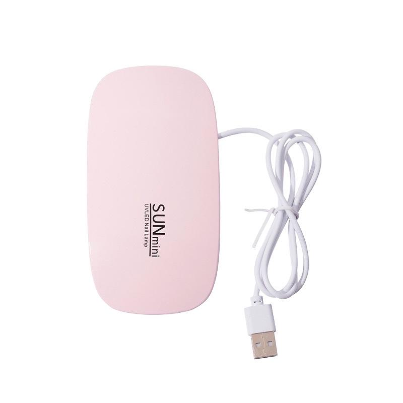 Tragbare Mini UV-Gel-Nagelhärtungs- und Lichttherapielampe - Lila