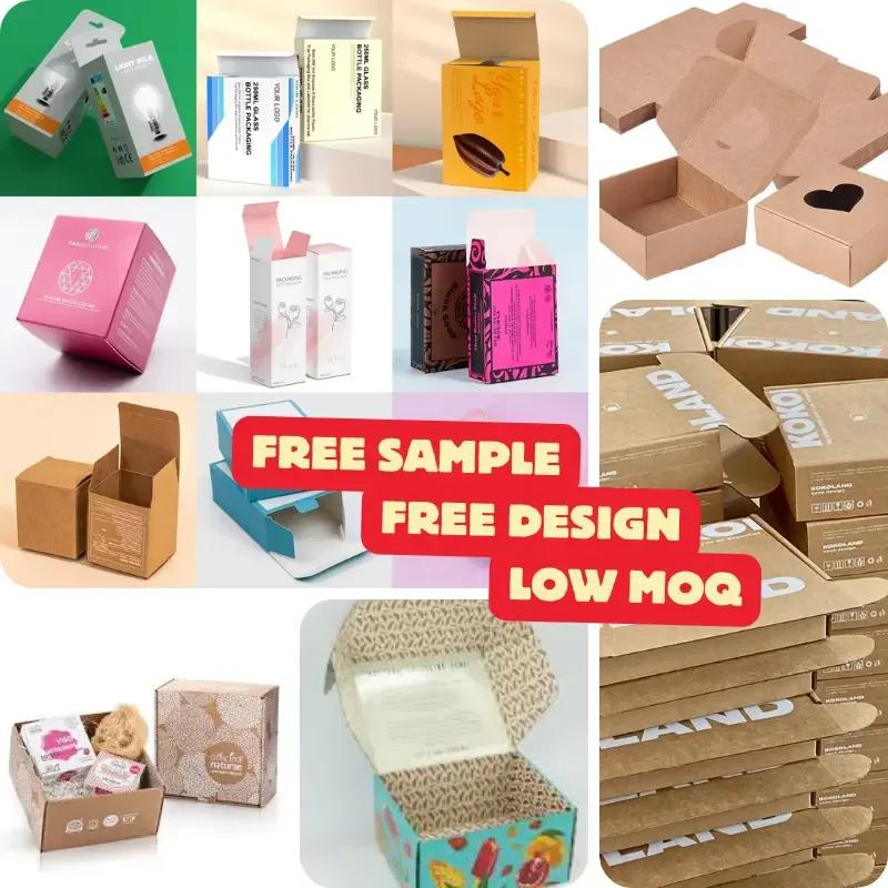 Wellpappen-Versandkartons mit individuellem Logo – Geschenkverpackung aus Karton mit flacher Versandverpackung für Großhandel