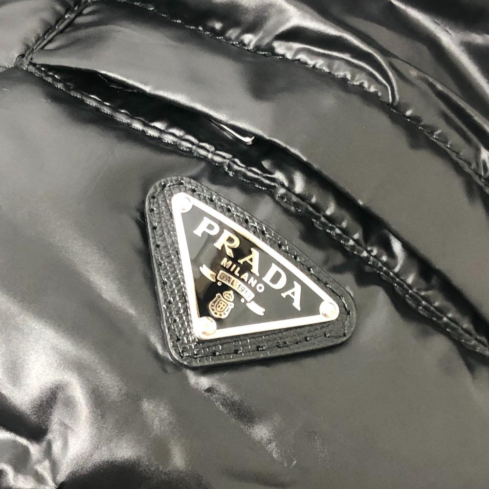 PRADA 290796 22AW triangle plate Apparel Outerwear with Fur Down jacket Unused