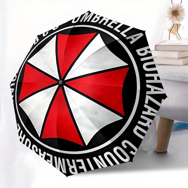 1pc Umbrella Corporation Logo Umbrella with Plastic Handle,Suitable for All Seasons Home Travel Outdoor UmbrellaM929