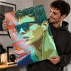 Baby Driver Movies Personalized D Textured Metal Poster Wall Art Tinplate Sign for Vintage Retro Decoration Room Wand Deko Home