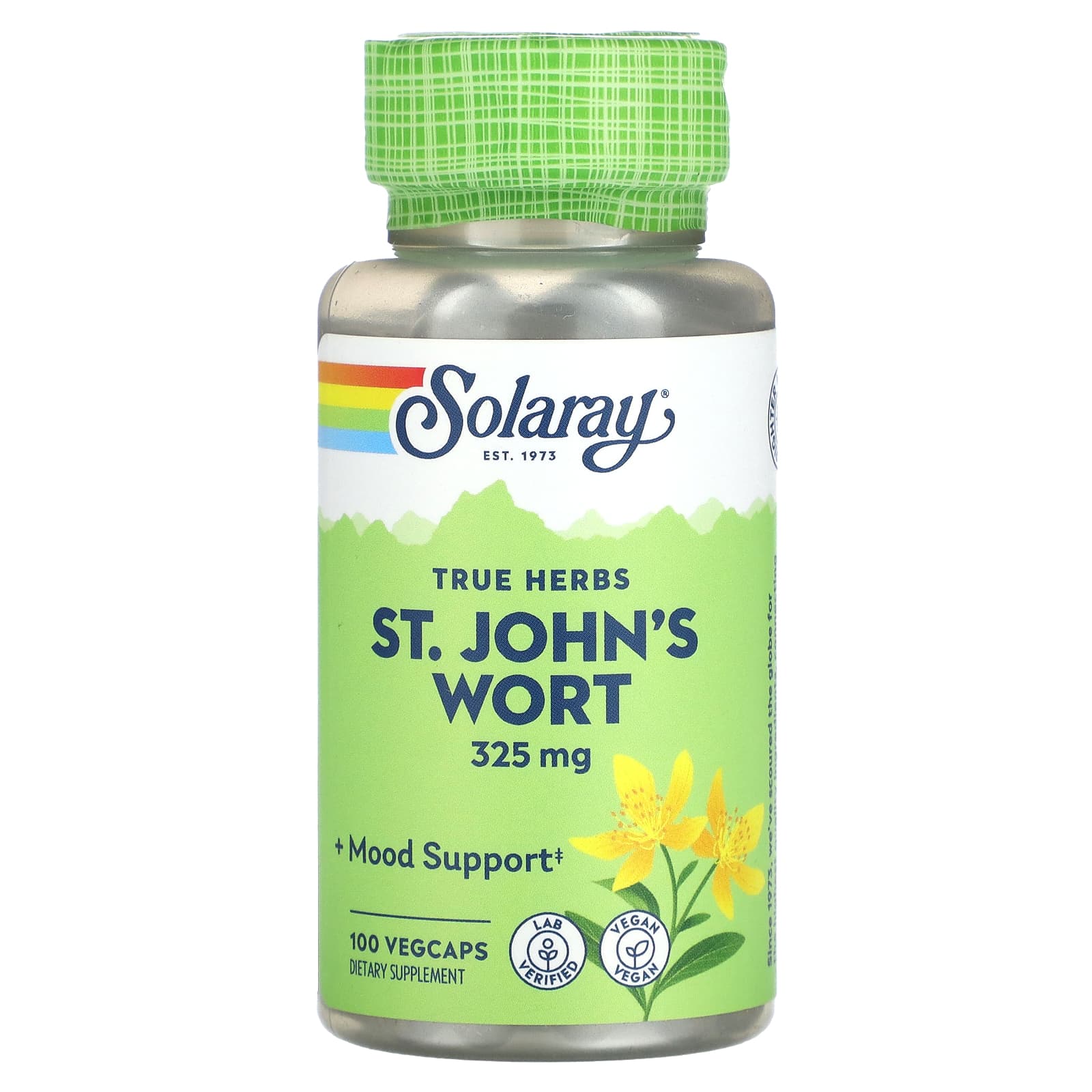 

True Herbs St. John s Wort, 325Mg, 100 Veggie Caps