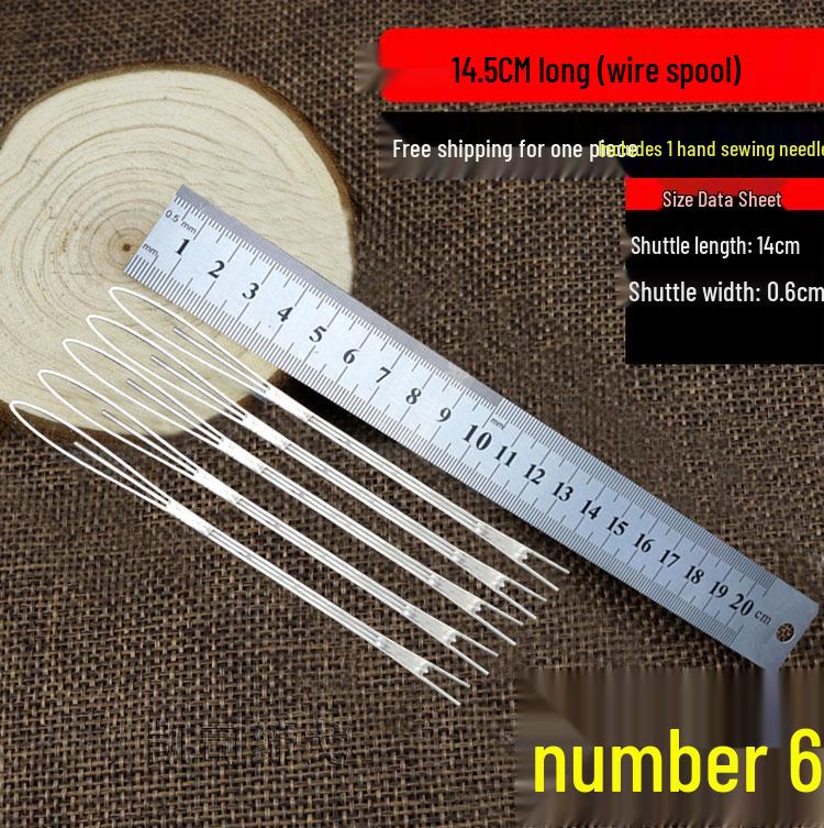 2025 Shrimp & Crab Net Repair Tool: Steel Wire Shuttle, Iron Fishing Needle, Metal Thumbtack