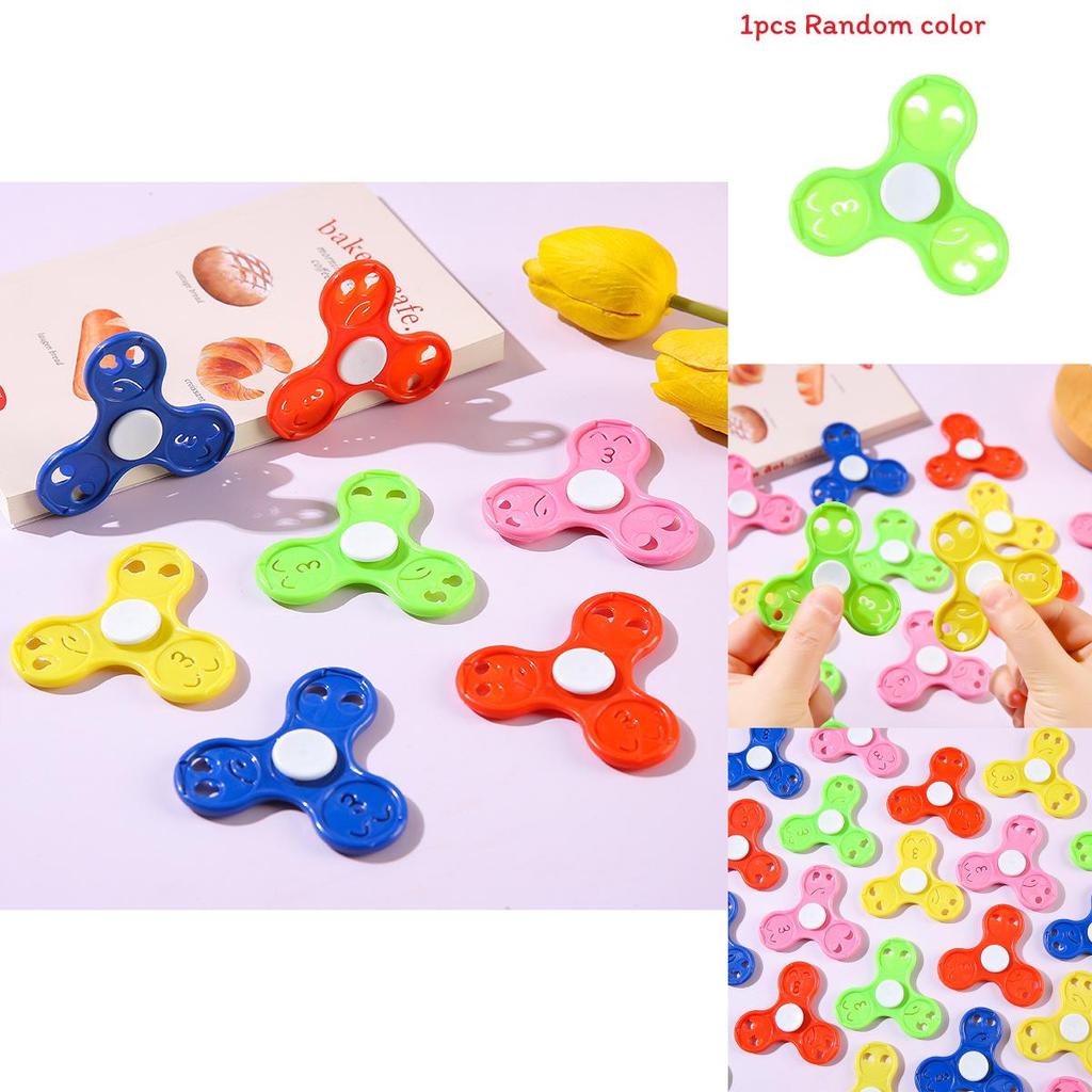 Creative Expression Bearingless Plastic Fingertip Gyroscope Children Toy For Stress Relief And Focus