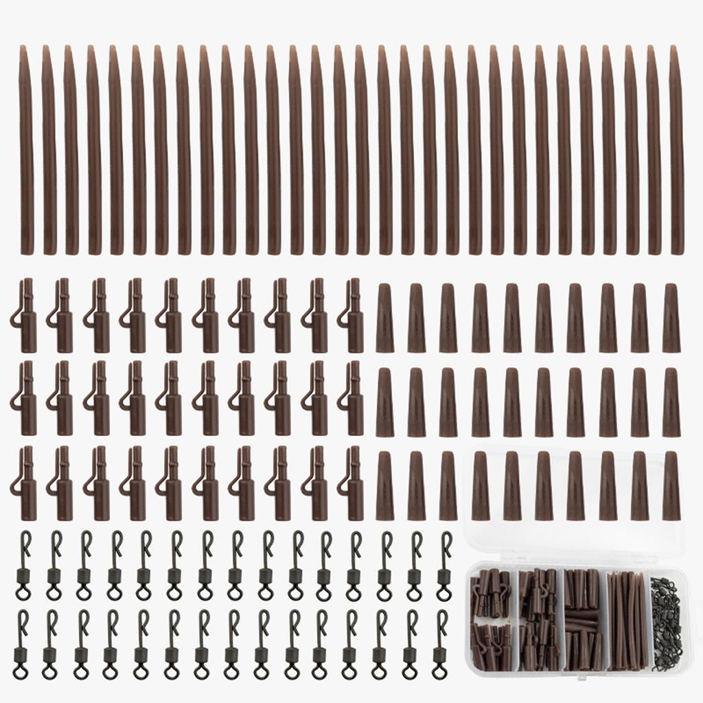 European Bottom Fishing Tackle 120-Set Sea Rod Accessories Box with Floating Balls for Wild Big Fish Angling