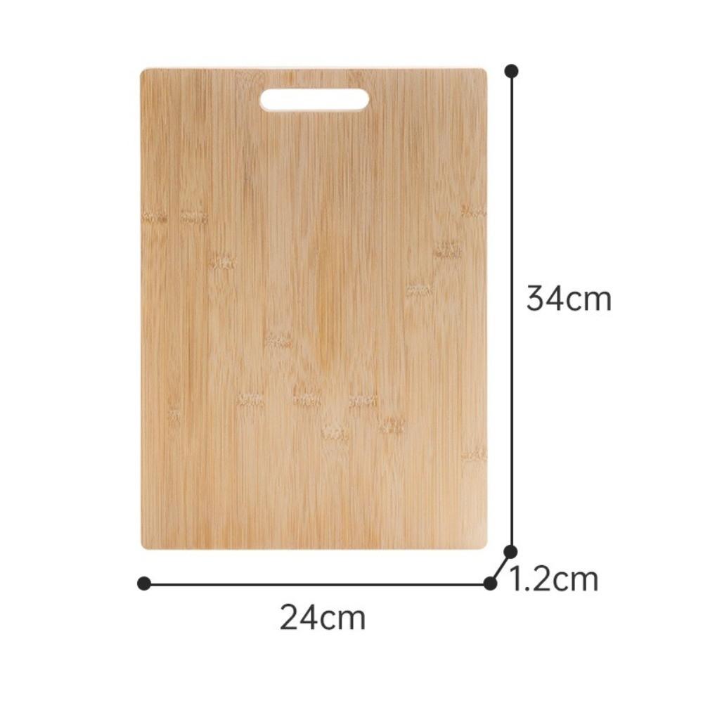 Eco-Friendly Bamboo Wooden Cutting Board Durable Double-sided Cut Meat Chopping Board Portable Vegetable Cutting Board BBQ