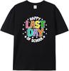 Women Happy Last Day of School Shirt Teachers Life Graduation Tee Black