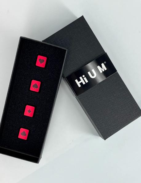 Hi UM Aluminum Alloy Keycaps HL Series Laser Engraving Special Edition Original Height Keycaps Custom Keycaps Simple Red Black