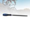 Non-Slip Flat Mill File with Handle Steel File Sharpening Tool Bicycle Repair Tool Bike Repair