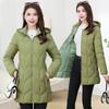 Women's Long, Stylish, and Slimming Winter Coat – Warm and Fashionable, with Extra Padding for Added Warmth.