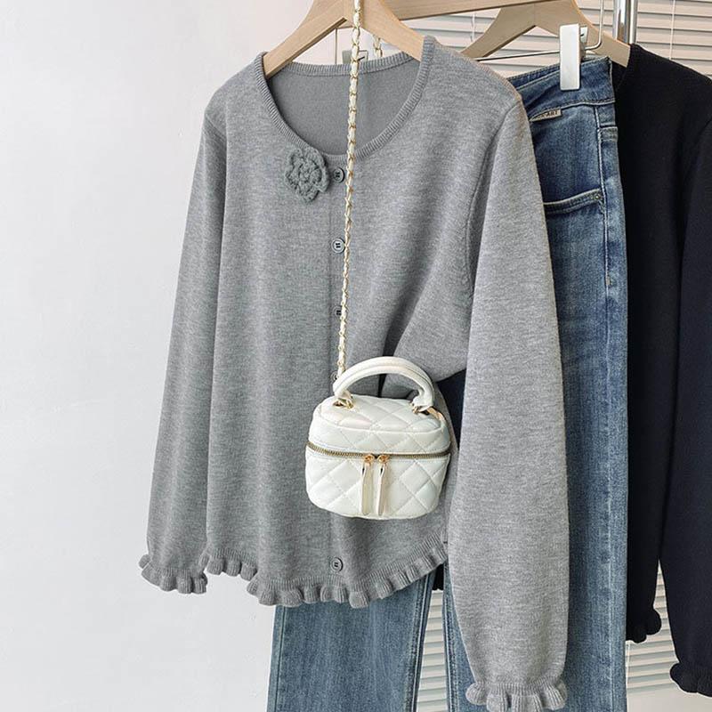 Sweater for Women Autumn Winter Thickened  Warm Knitted Stretchy Long Sleeve Oversize Tops