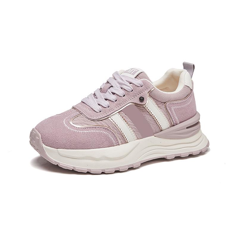 

Новые папины кроссовки для женщин Модные спортивные одинарные кроссовки на толстой подошве 40 фиолетовый