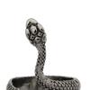 Ring Shape Design Snake Open Jewelry Adjustable Alloy Finger Band for Daily Life