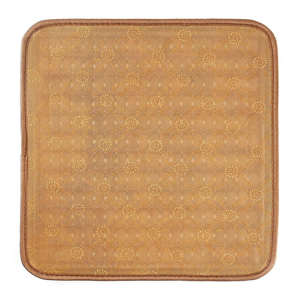Waves Bamboo Cushion Comfortable Breathable Cool Cool Eco Office Chair Car Car Seat Cushion 45cm45cm Non-slip