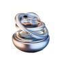 Solar-powered aromatherapy car accessory: double-hanging crystal ball aromatherapy perfume ornament, a creative decoration