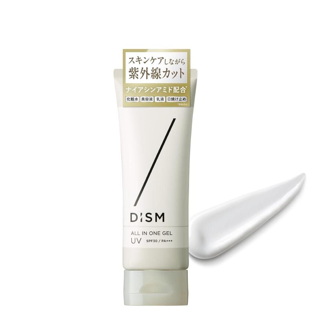 Iwatani Gakutoku Ambassador DISM All-in-One Gel UV Sunscreen Men 5 Niacinamide 4in1 Lotion Emulsion Serum 70g