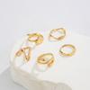5PCS/3PCS Stackable Open Foot Rings Polished Finish Beach Jewelry Colored Gemstone Toe Rings  Bridal