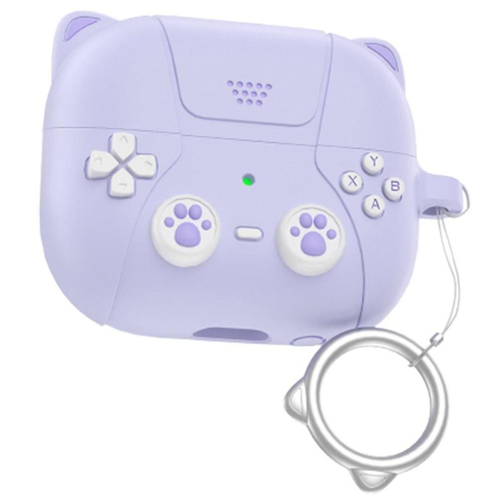 Husă de protecție din silicon 3D pentru pisici de desene animate pentru Samsung Galaxy Buds3/3 Pro