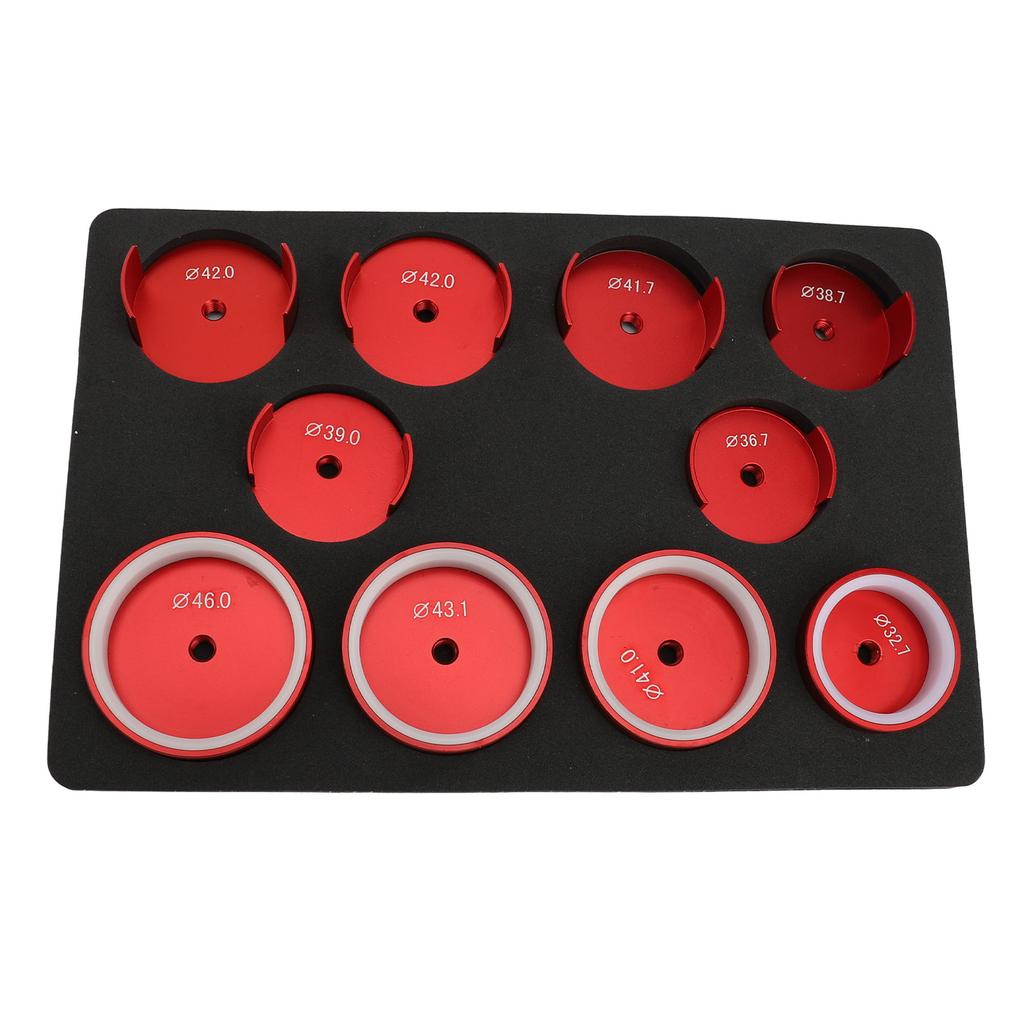 10pcs Watch Capping Machine Dies Professional Repair Tools Rust Proof Metal Back Cover Press Tool Dies for Watchmaker