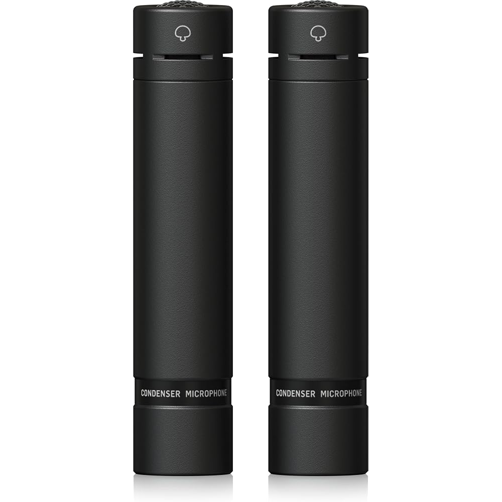 Behringer Behringer C-2 Dark Edition Stereo Matched Pair Condenser Microphone Black Model with Case