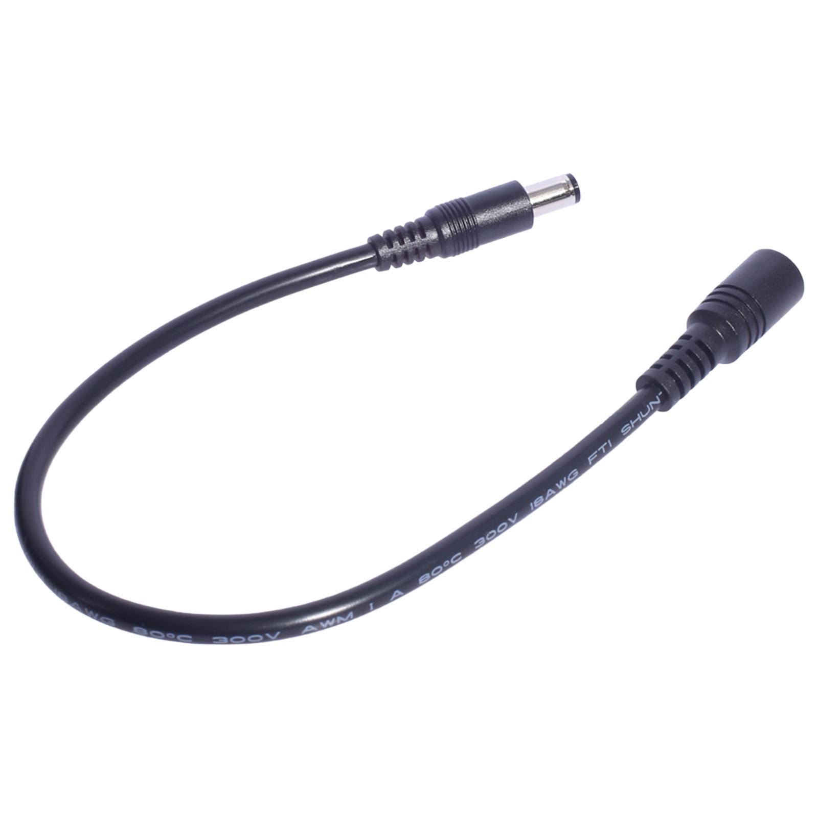 

DC6330 Power Extension Cord Dual End 6.3x3.0mm Connectors Wire Power Cable for Toshiba Notebook 18AWG 30cm Long