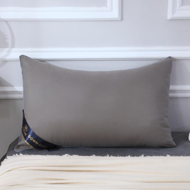 Weißes Rückfederungskissen, einfarbig, weich, bequem, für Schlafzimmer, Bett, Schlafkissen, 5-Sterne-Hotel, Zuhause, Einzelkissen für Erwachsene